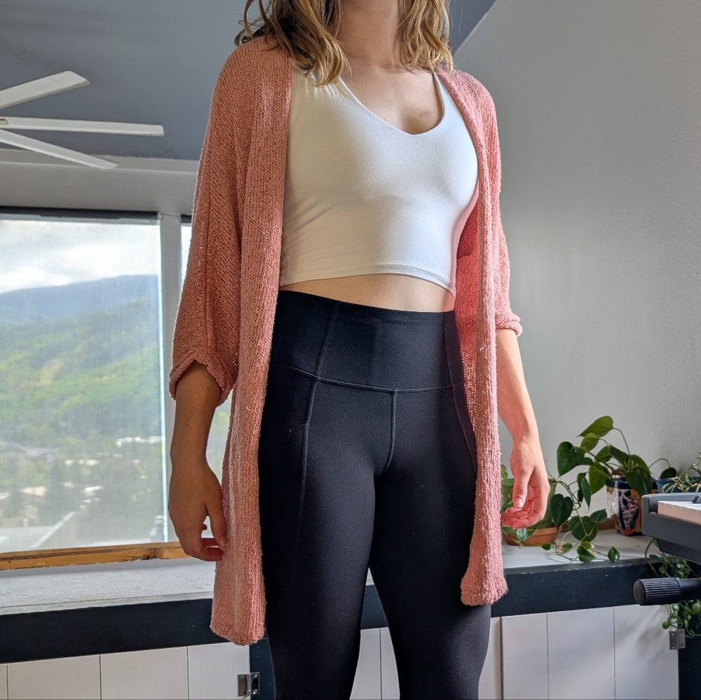 🎉SALE🎉 Pink Short Sleeve Cardigan
